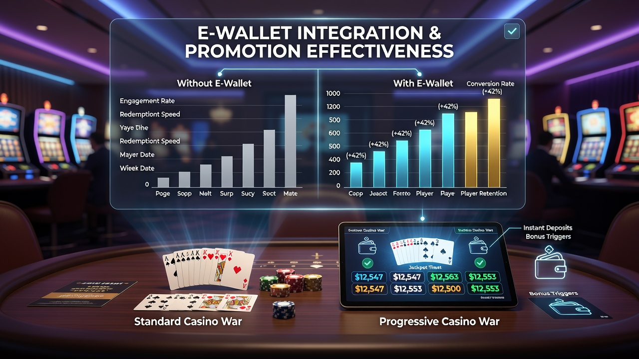 Progressieve jackpots en live casino met e-wallet betalingen