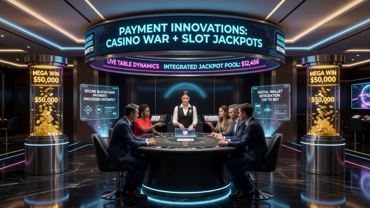Betalingssystemen in casino-omgeving met integratie van slots en live tafels