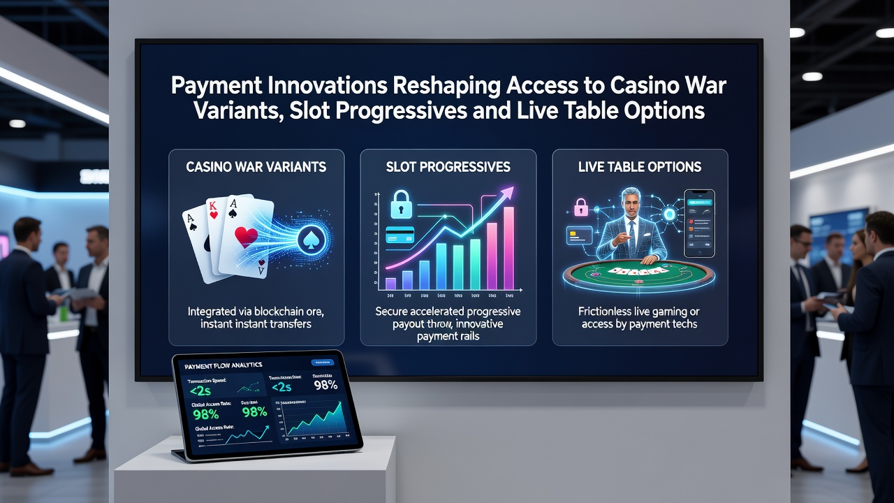 Live dealer interfaces en mobiele slotprogressieven met snelle betalingsopties
