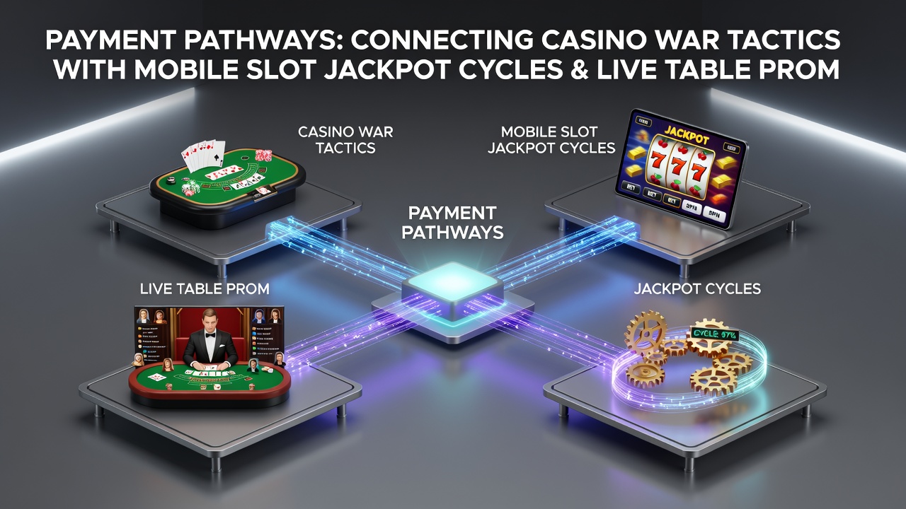 Integratie van betalingsroutes met jackpot cycli en live promoties in casino omgevingen