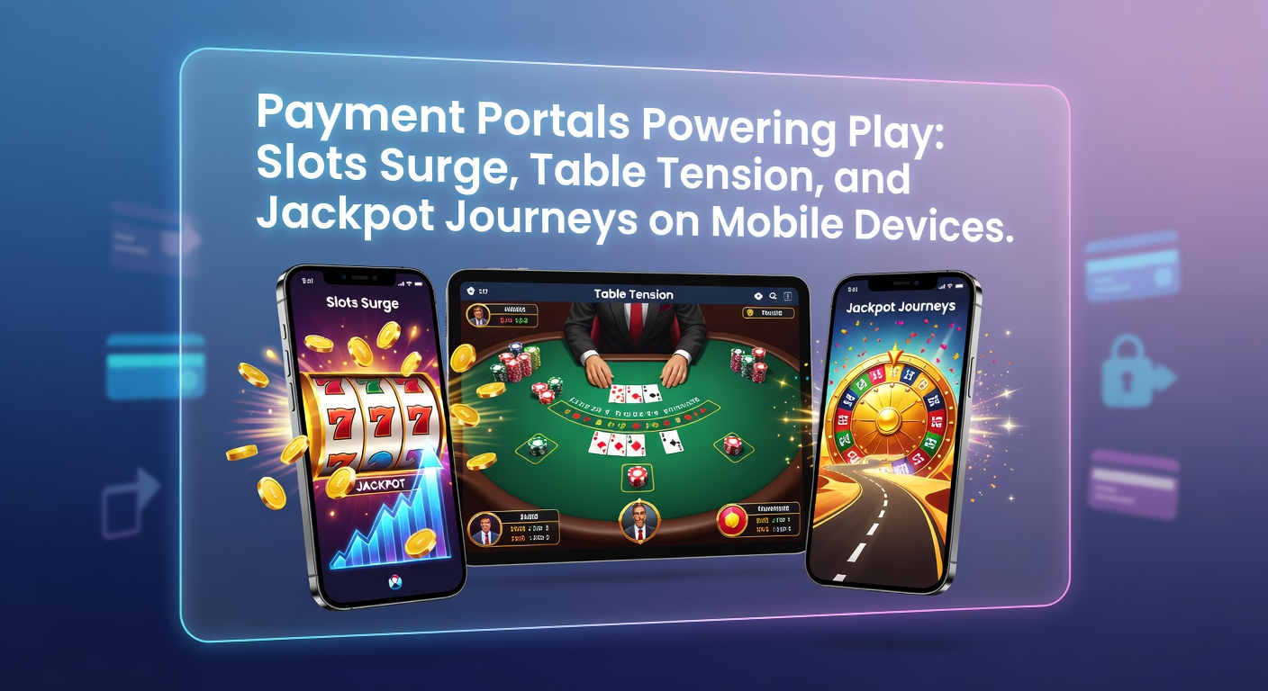 Smartphone met betalingsapp en draaiende slots op een casino-scherm, symboliserend snelle transacties tijdens mobiel gokken