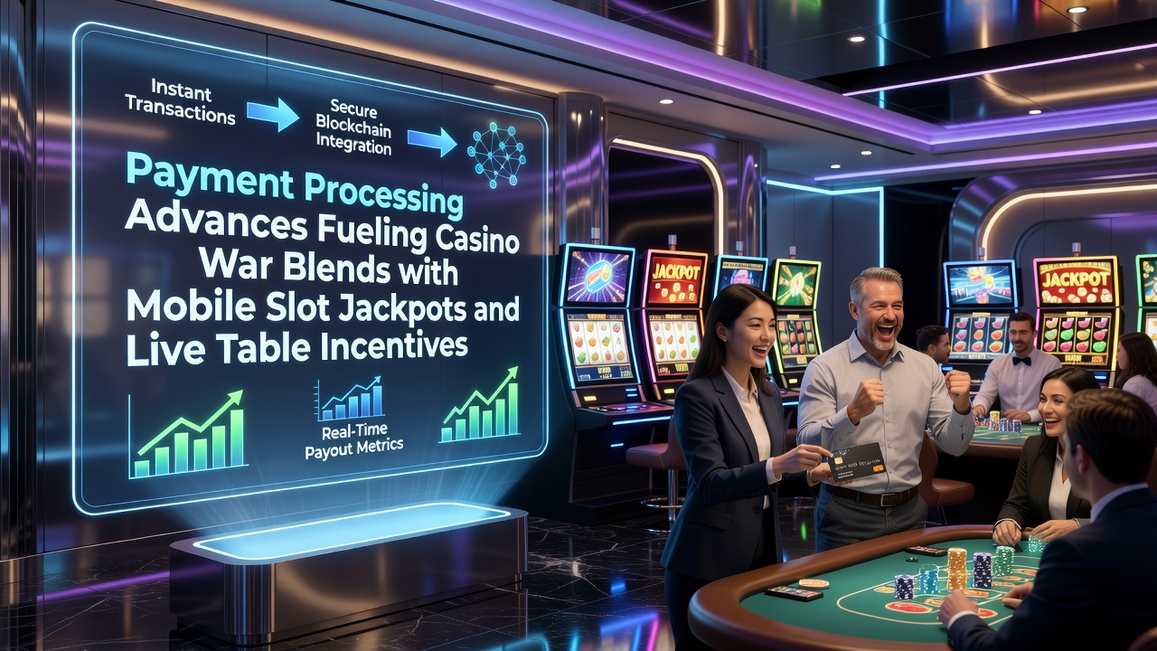 Betalingsverwerking in online casino's met Casino War en mobiele slots