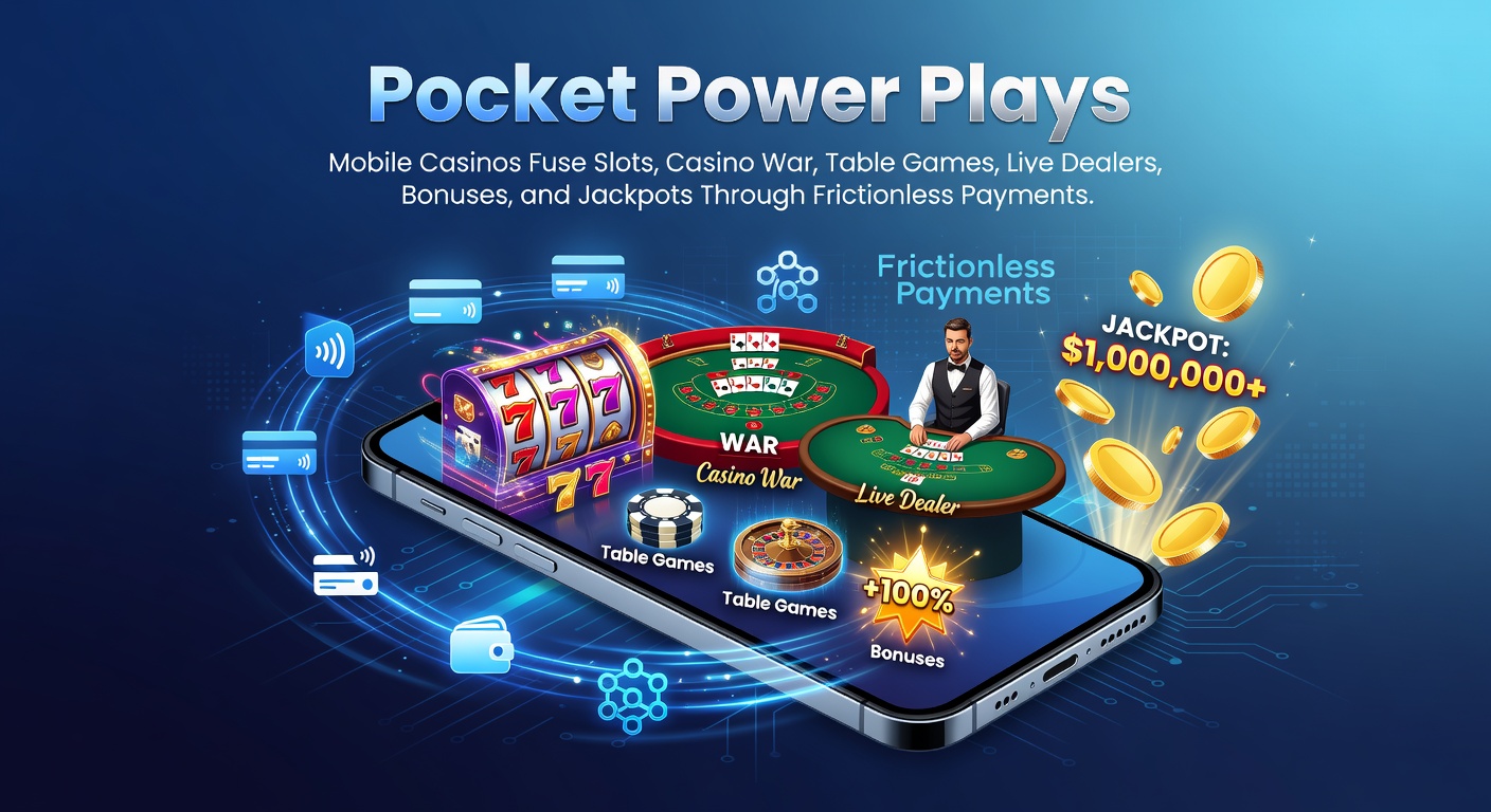 Mobiele telefoon met slots en live dealer tafels op scherm, symboliserend gefuseerde casino ervaringen