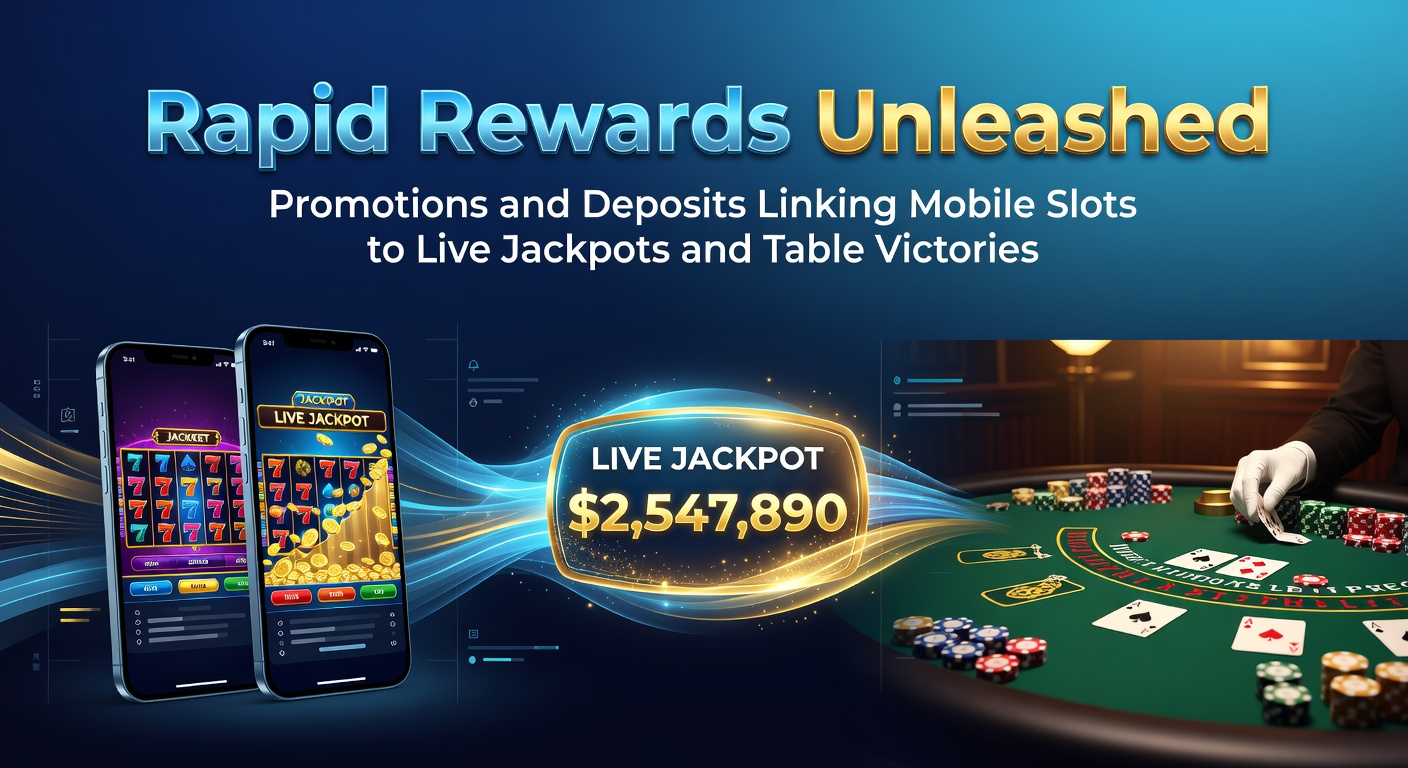 Speler viert jackpotwinst op mobiel en live tafel met Rapid Rewards promotie in actie