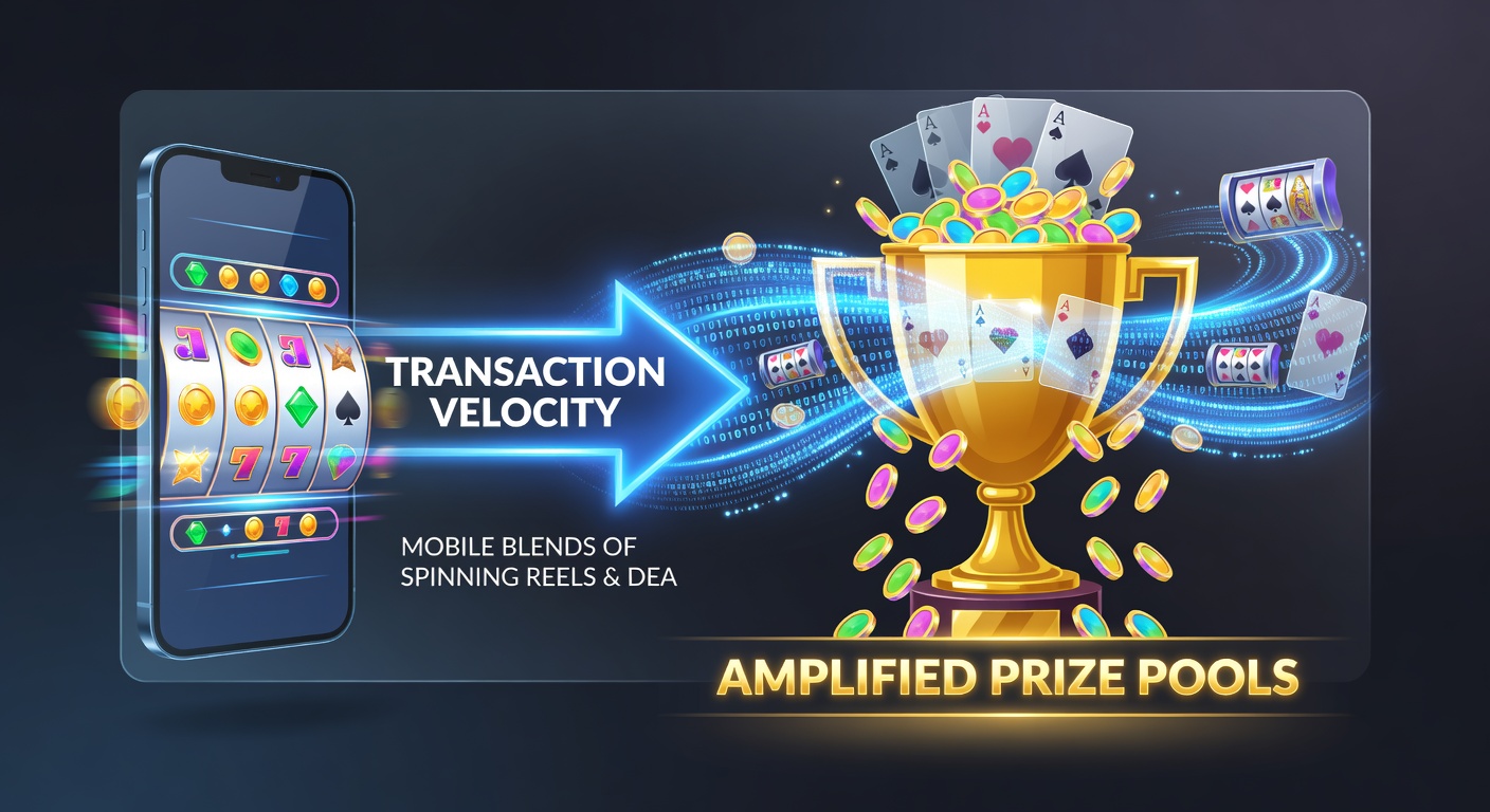 Grafiek die toont hoe transactiesnelheid prijzenpools vergroot in mobiele casino spellen